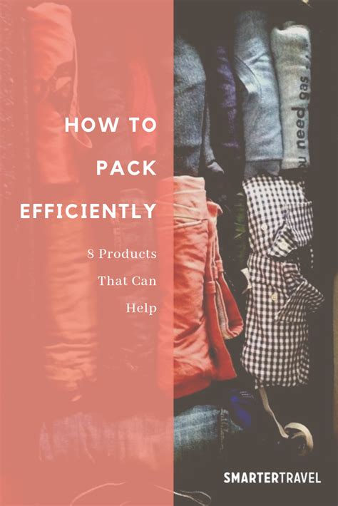 How do you pack efficiently?