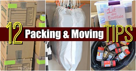 How do you pack for moving fast?