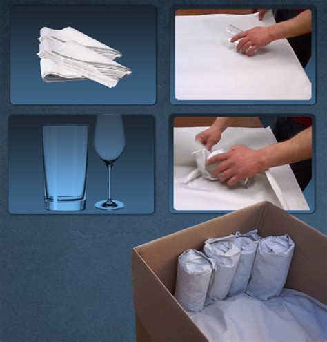 How do you pack glasses easily?
