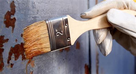 How do you paint metal surfaces at home?