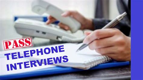 How do you pass a phone interview?
