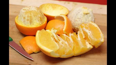 How do you peel an orange or lemon?