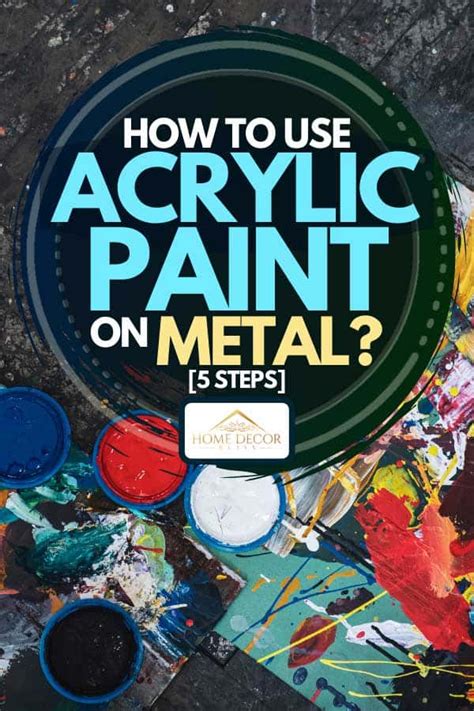 How do you permanently paint metal?
