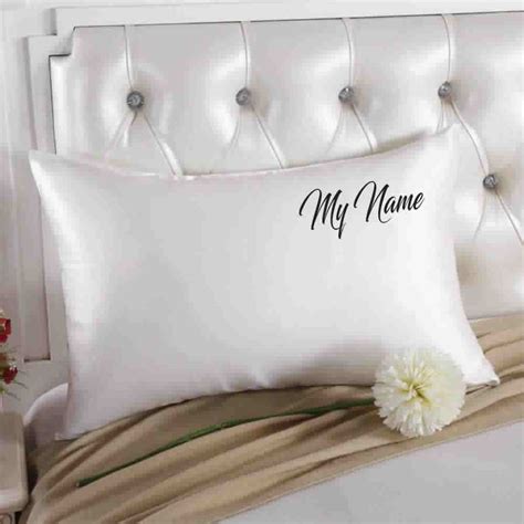 How do you personalize a pillowcase?