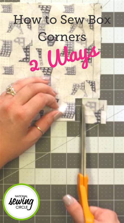 How do you pivot corners when sewing?