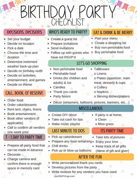 How do you plan a party for beginners?
