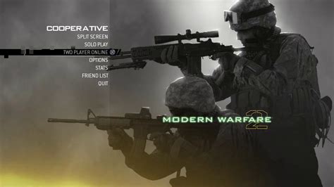 How do you play 2 player co-op on Modern Warfare?