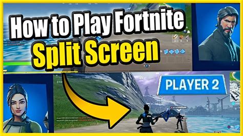 How do you play 2 player on fortnite PS5?