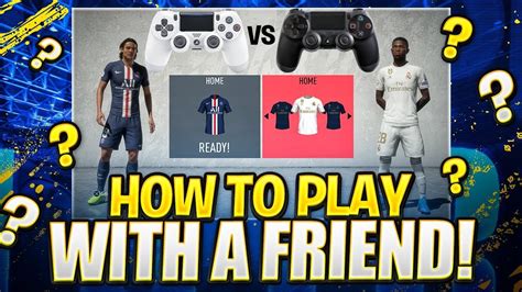 How do you play FIFA 21 online with friends PS4 and PS5?
