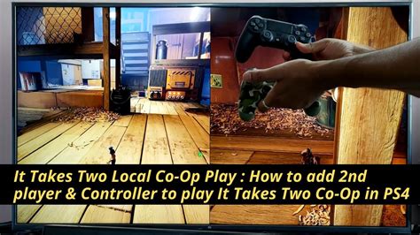 How do you play it takes 2 with PS4 controller?