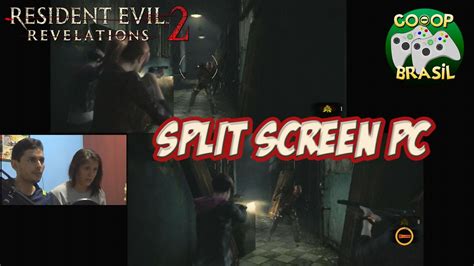 How do you play splitscreen on Resident Evil?