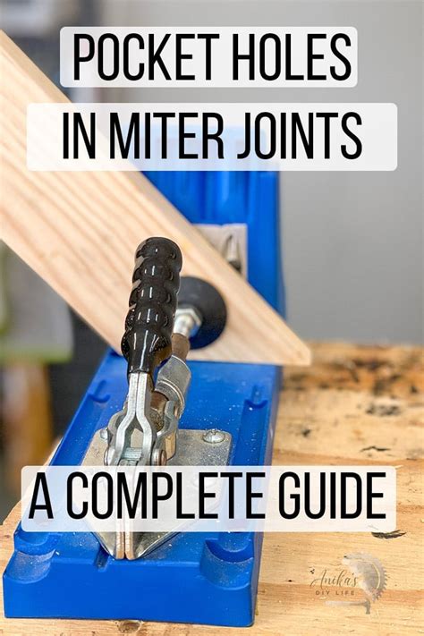 How do you pocket hole a miter joint?