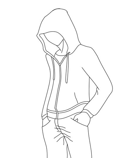 How do you pose a hoodie?