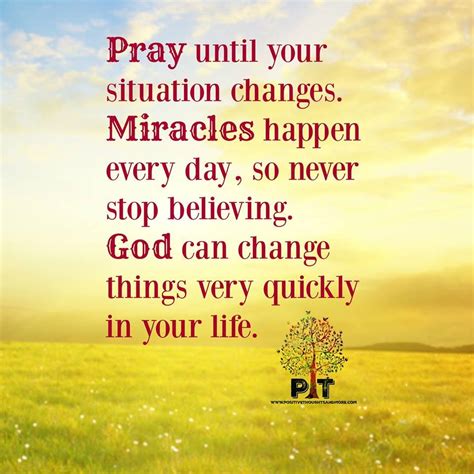 How do you pray for change?