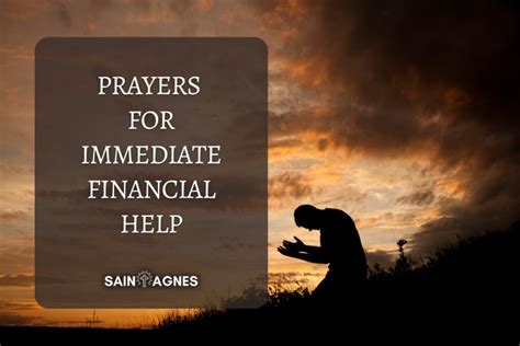 How do you pray for immediate financial help?