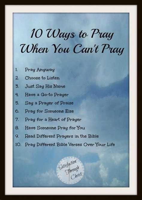 How do you pray when you are disappointed?