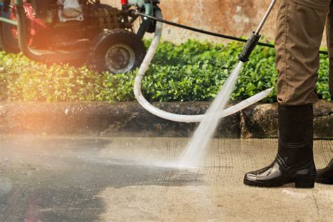 How do you prepare for pressure washing?