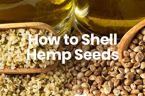 How do you prepare hemp seeds for eating?