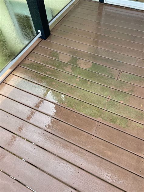 How do you prevent algae on composite decking?