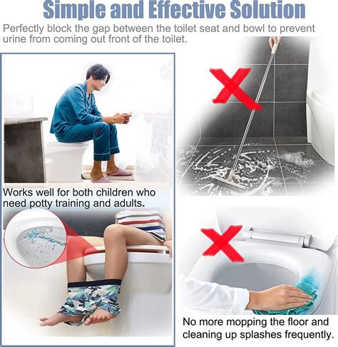 How do you prevent urine splash?