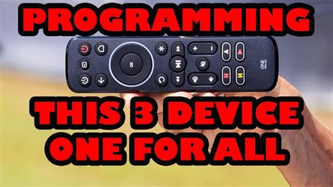 How do you program one for all universal remote?