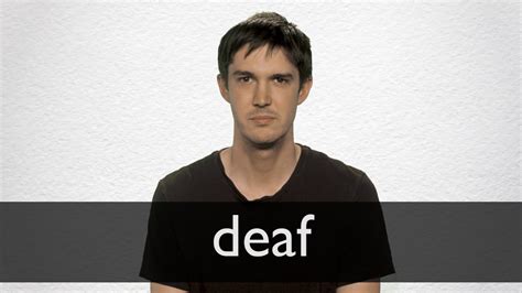 How do you pronounce deaf in English?