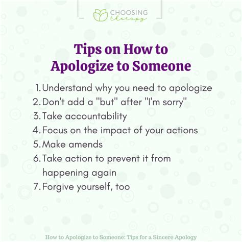 How do you properly apologize?