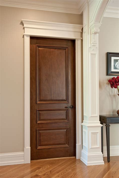 How do you protect internal wooden doors?