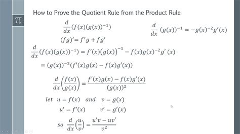 How do you prove the product rule?
