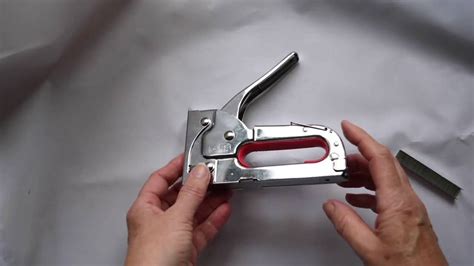How do you put a heavy duty stapler back together?
