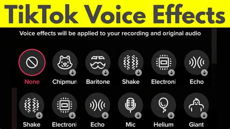 How do you put a voice filter on?