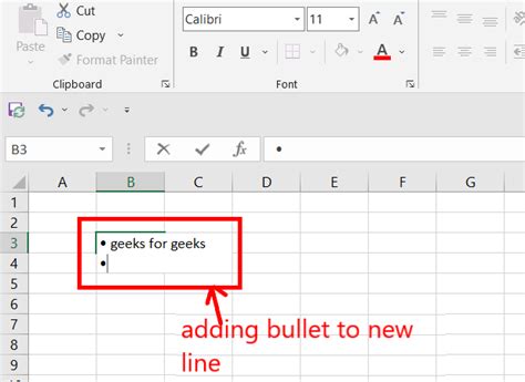 How do you put multiple bullets in one cell in sheets?
