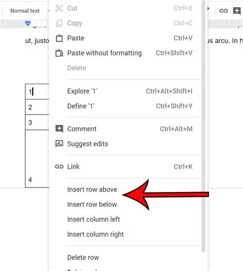 How do you quickly add rows in Google Docs?