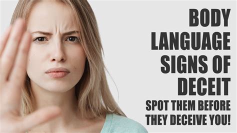 How do you read deceptive body language?