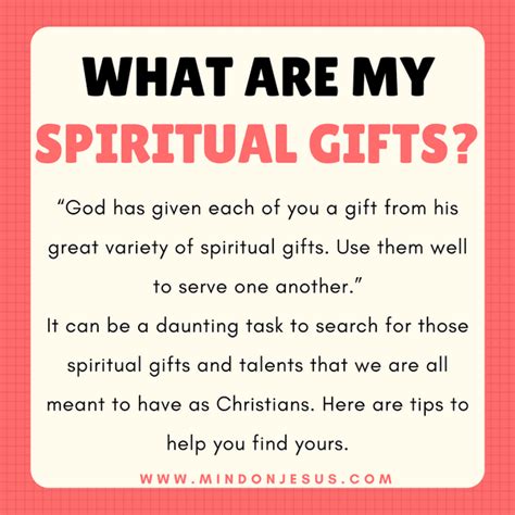How do you realize your gifts?