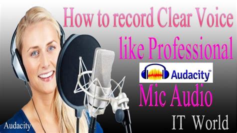 How do you record a clear voice?