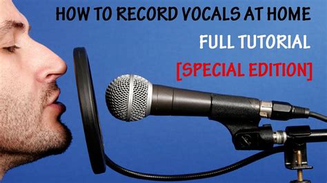 How do you record vocals properly?