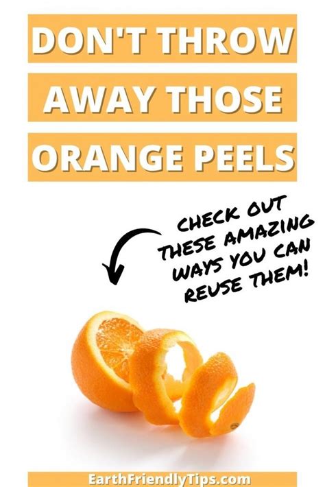 How do you recycle orange peels?