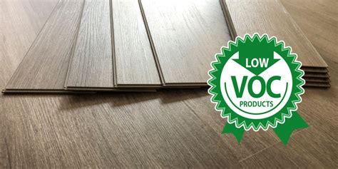 How do you reduce VOC in vinyl flooring?