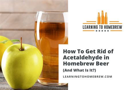 How do you reduce acetaldehyde in beer?