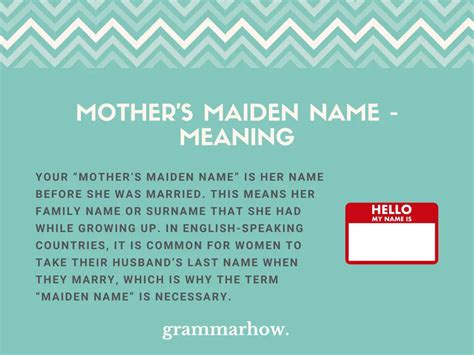 How do you reference a woman's maiden name?