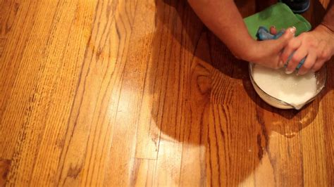 How do you refinish waxed floors?