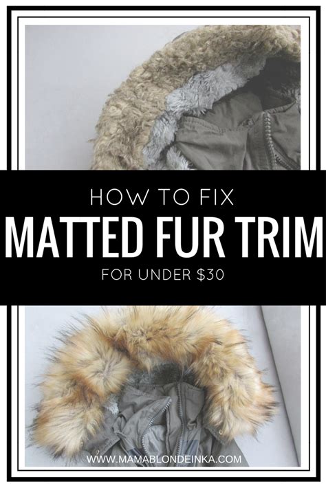 How do you refresh fake fur?