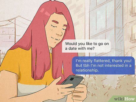 How do you reject someone over text?