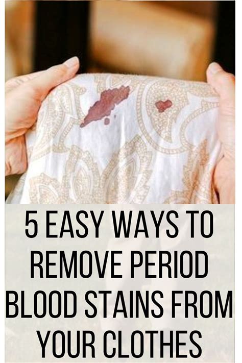 How do you remove 100% period stains?