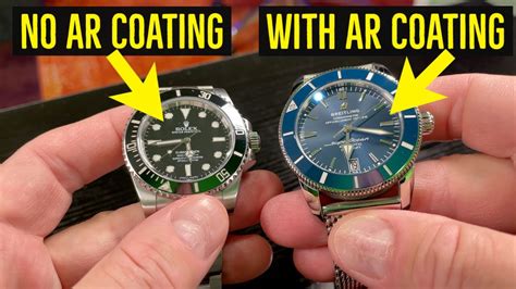 How do you remove AR coating from a watch?