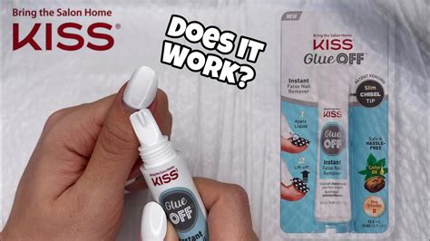 How do you remove Kiss nail glue?