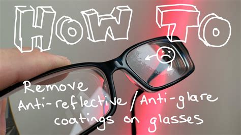 How do you remove blue tint from glasses?