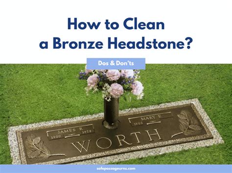 How do you remove bronze plaque?
