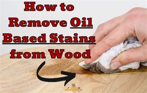 How do you remove dried oil based stains?